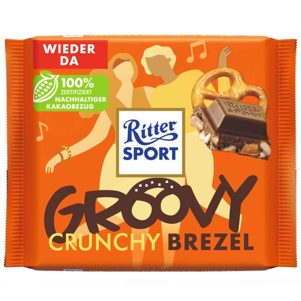 Ritter Sport Groovy Crunchy Brezel 100g No1 5615
