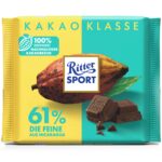Ritter Sport Kakao Klasse 61 Die Feine Aus Nicaragua 100g No1 3039