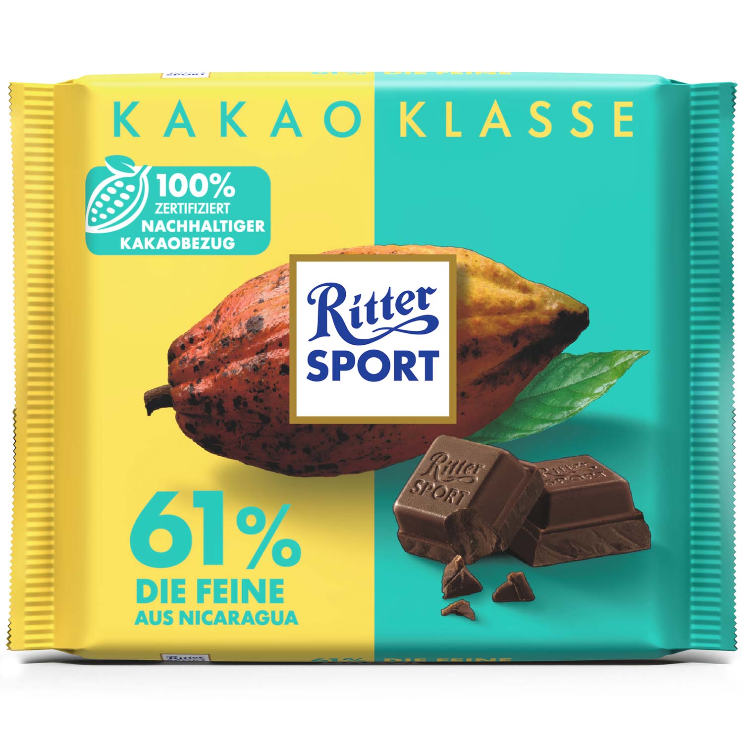ritter-sport-kakao-klasse-61-die-feine-aus-nicaragua-100g-no1-3039 Ritter Sport Kakao Klasse 61 Die Feine Aus Nicaragua 100g No1 3039