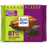 Ritter Sport Kakao Klasse 81 Die Starke Aus Ghana 100g No1 4437