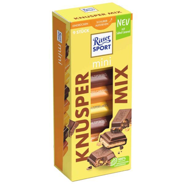 Ritter Sport Mini Knusper Mix 9er No1 5835