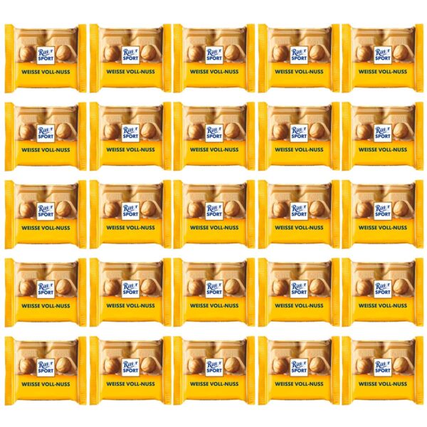 Ritter Sport Mini Weisse Voll Nuss 25er No1 0956