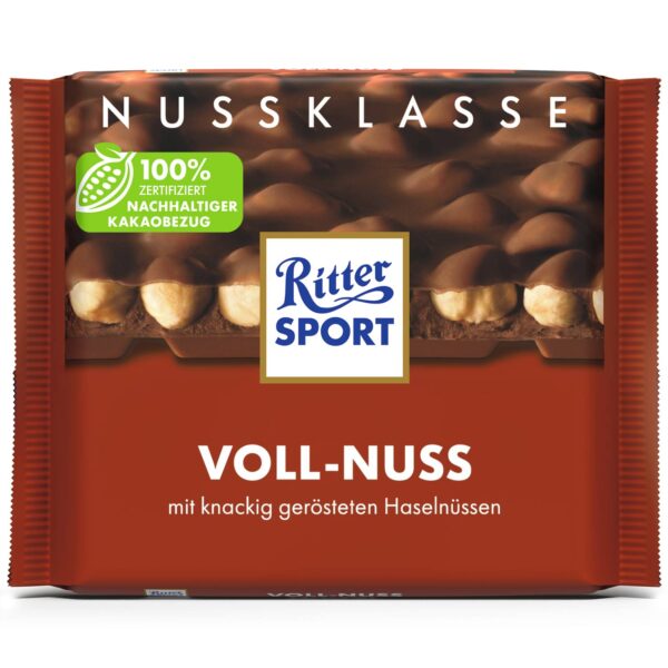 Ritter Sport Nuss Klasse Voll Nuss 100g No1 2024