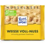 Ritter Sport Nuss Klasse Weisse Voll Nuss 100g No1 4117