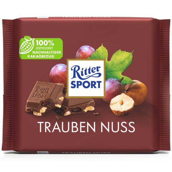 Ritter Sport Trauben Nuss 100g No1 2344