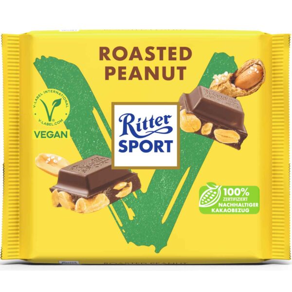 Ritter Sport Vegan Roasted Peanut 100g No1 0649