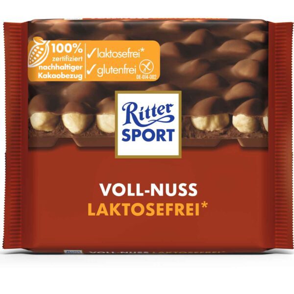 Ritter Sport Voll Nuss Laktosefrei 100g No1 0354
