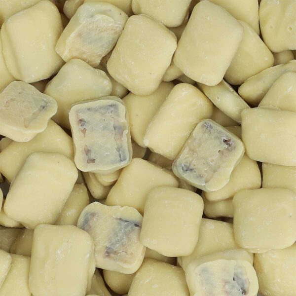 Salzinger Schoko Salmiak Brocken Weiss 1kg No1 1923