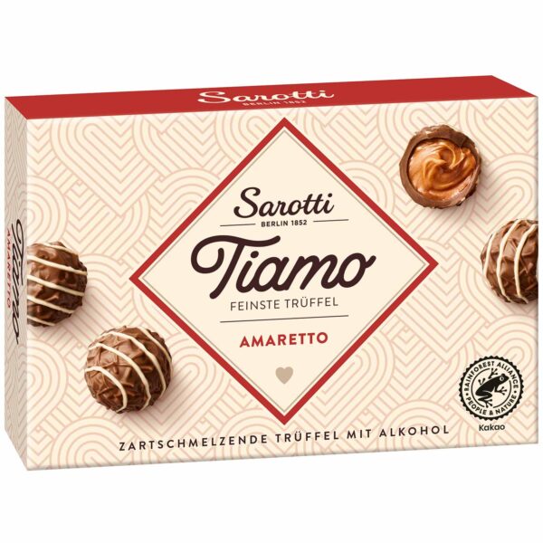 Sarotti Tiamo Feinste Trueffel Amaretto 125g No1 5124