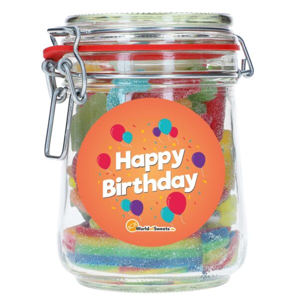 Saurer Mix 039 Happy Birthday 039 Im Glas 450g No1 2756