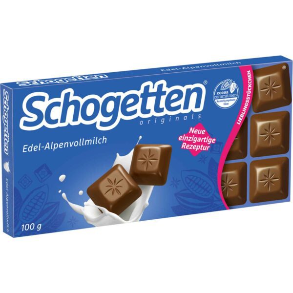Schogetten Edel Alpenvollmilch 100g No1 1556