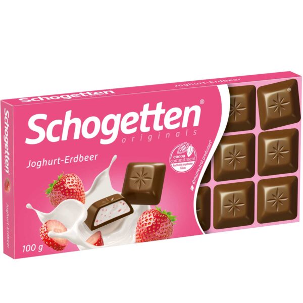 Schogetten Joghurt Erdbeer 100g No1 1911