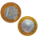 Schoko Euros 38mm Dose