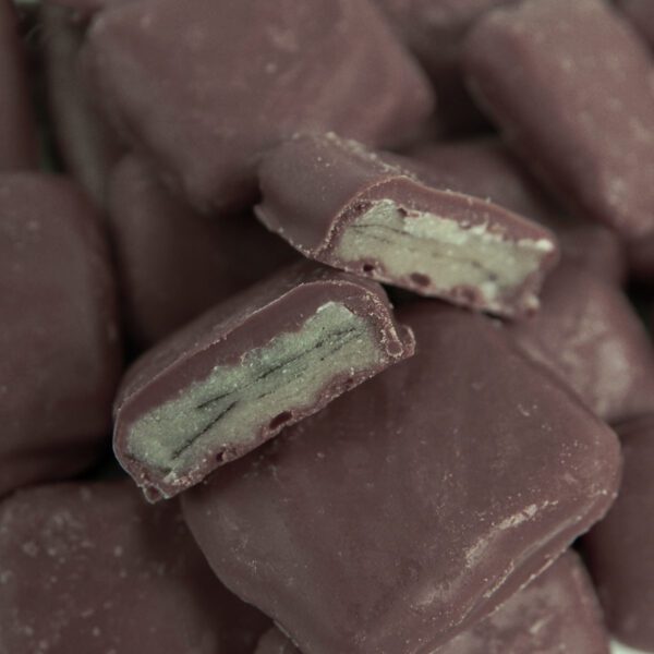 Schoko Salmiak Brocken Zartbitter 200g