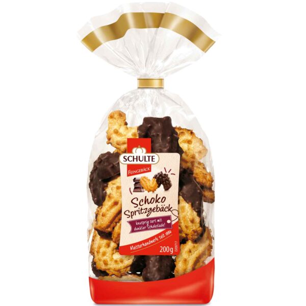 Schulte Schoko Spritzgebaeck 200g No1 5257
