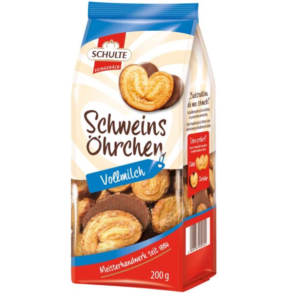 Schulte Schweinsoehrchen Vollmilch 200g No1 1156