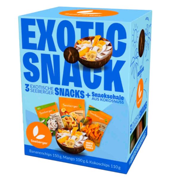 Seeberger Exotische Snacks 3er Gratis Snackschale Aus Kokosnuss No1 1305