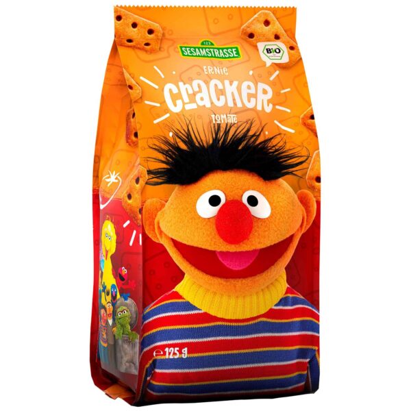 Sesamstrasse Ernie Cracker Tomate Bio 125g No1 2633