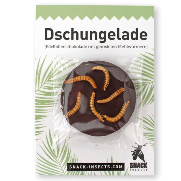 Snack Insects Dschungelade Edelbittertaler Mit Mehlwuermern 10g