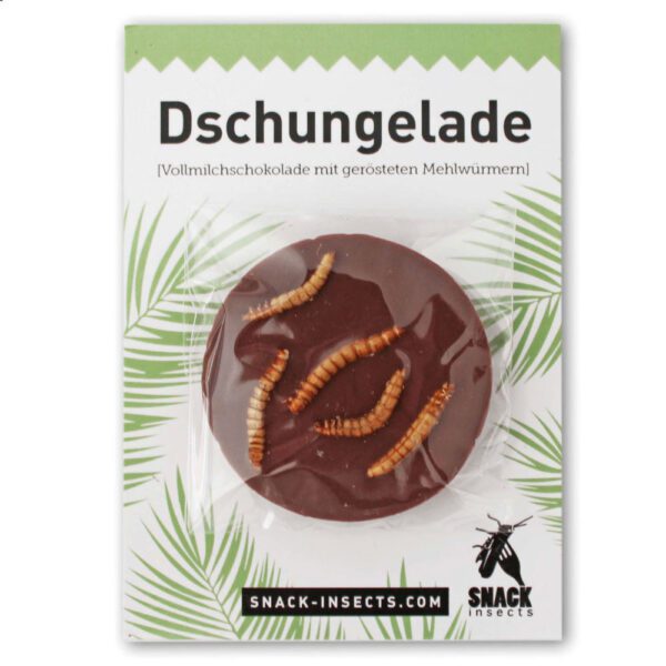 Snack Insects Dschungelade Vollmilchtaler Mit Mehlwuermern 10g