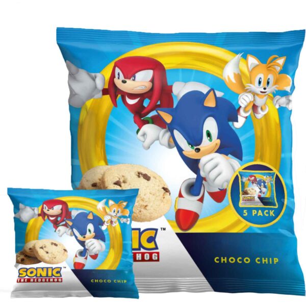 Sonic Biscuits Choco Chip 5x20g No1 0254
