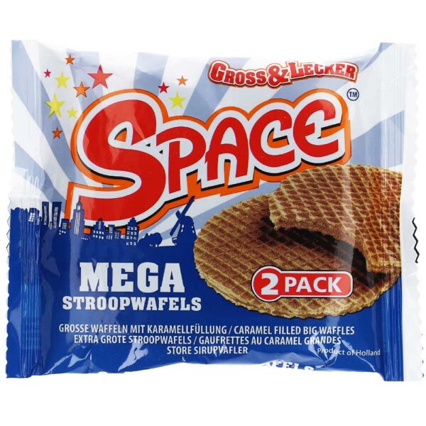 Space Mega Stroopswafels 2er