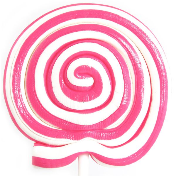 Spiral Lolly Rosa Weiss
