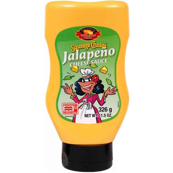 Squeeze Cheese Jalapeno Cheese Sauce 326g No1 1459