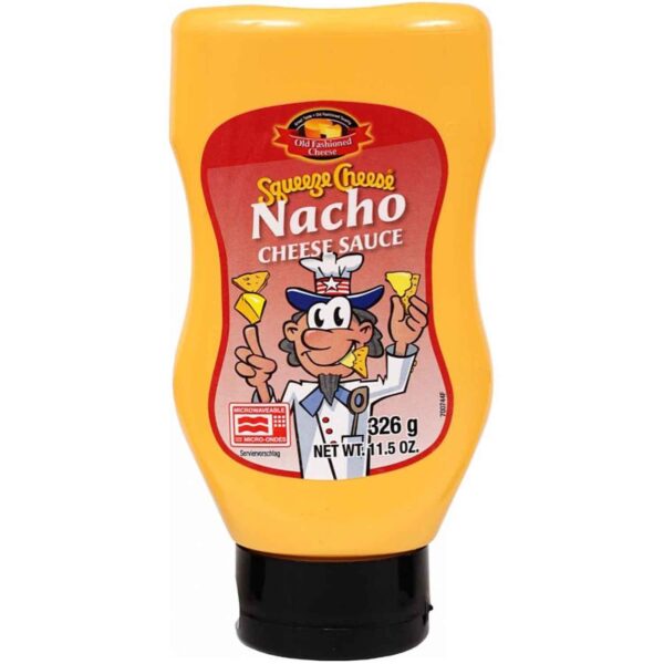 Squeeze Cheese Nacho Cheese Sauce 326g No1 1109