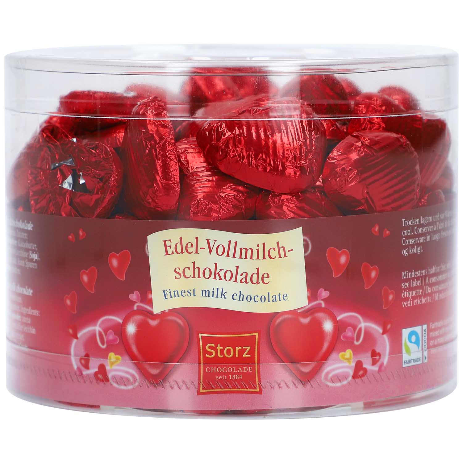 storz-schoko-herzchen-rot-100x5g-no1-3241 Storz Schoko Herzchen Rot 100x5g No1 3241