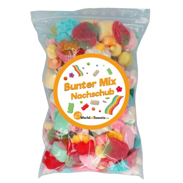Suessigkeiten Mix Nachfuellbeutel 039 Bunter Mix 039 1kg No1 1557