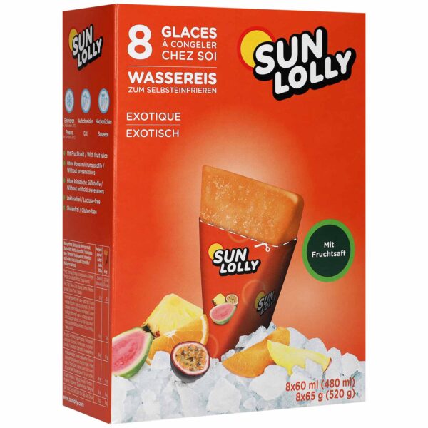 Sun Lolly Wassereis Exotisch 8er No1 0414