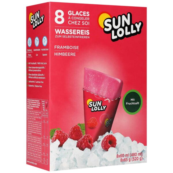 Sun Lolly Wassereis Himbeere 8er No1 5954
