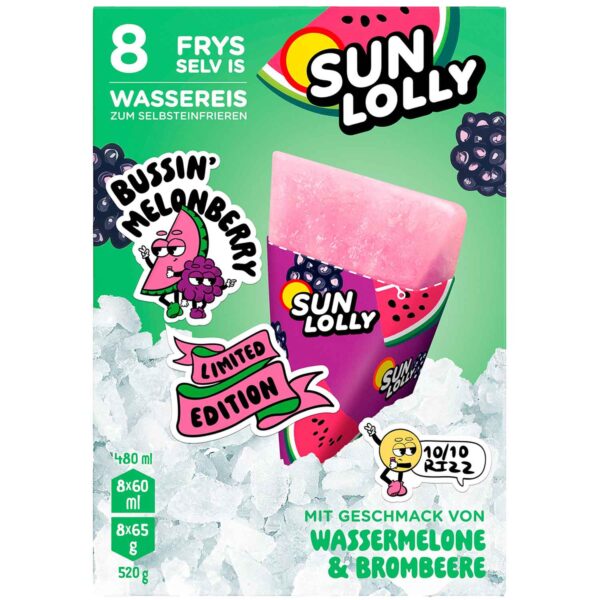Sun Lolly Wassereis Melonberry 8er No1 4749