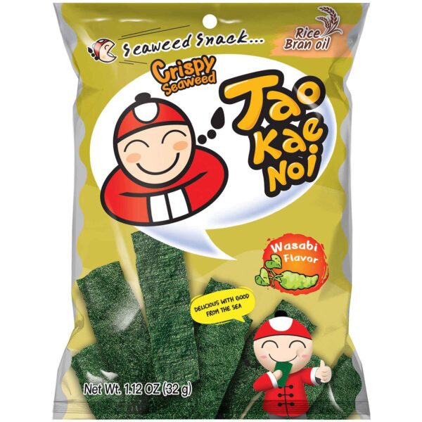 Taokaenoi Crispy Seaweed Wasabi 32g No1 4435