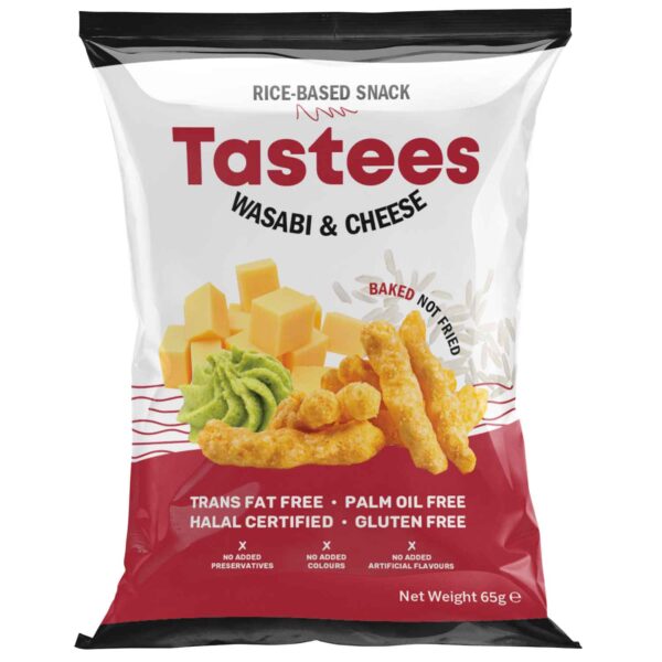 Tastees Wasabi And Cheese 65g No1 2729