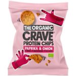 The Organic Crave Protein Chips Paprika Amp Onion Bio 30g No1 5311