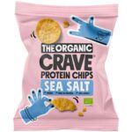 The Organic Crave Protein Chips Sea Salt Bio 30g No1 5918