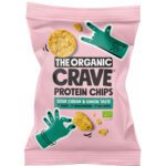 The Organic Crave Protein Chips Sour Cream Amp Onion Bio 75g No1 5544