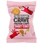 The Organic Crave Protein Chips Sweet Chilli Bio 75g No1 1917