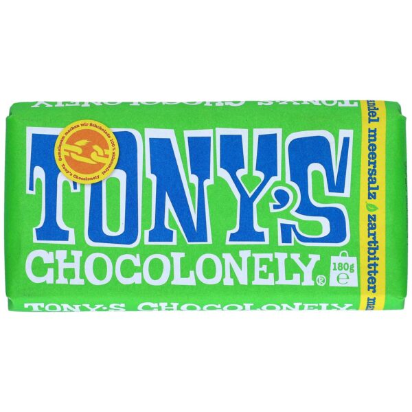 Tony 039 S Chocolonely Zartbitter Mandel Meersalz 180g No1 3553