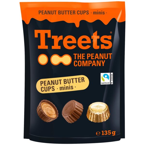 Treets The Peanut Company Peanut Butter Cups Mini 135g No1 5313