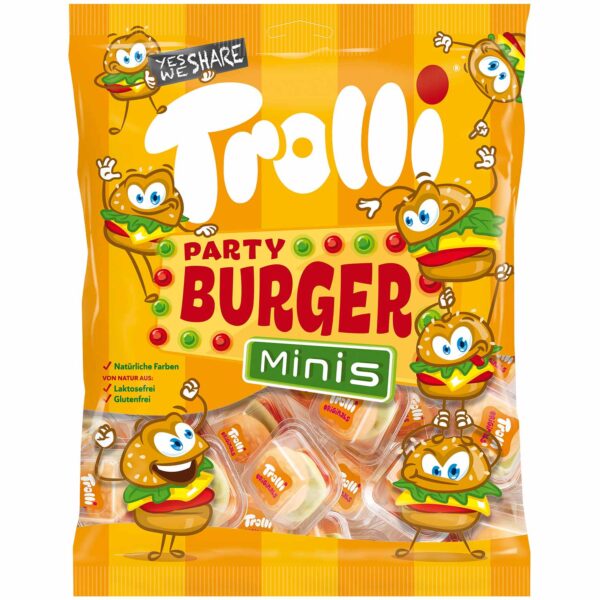 Trolli Party Burger Minis 17x10g No1 1314
