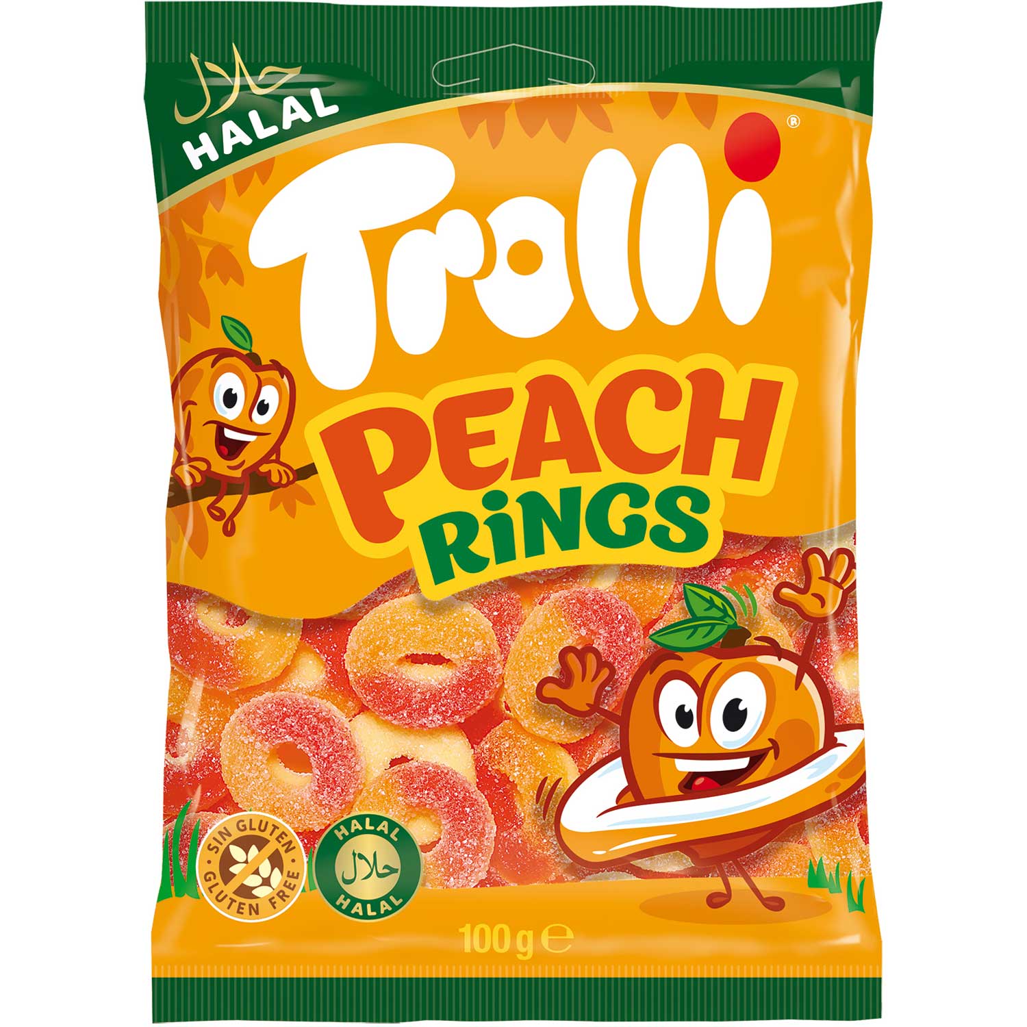 trolli-peach-rings-100g-no1-4747 Trolli Peach Rings 100g No1 4747