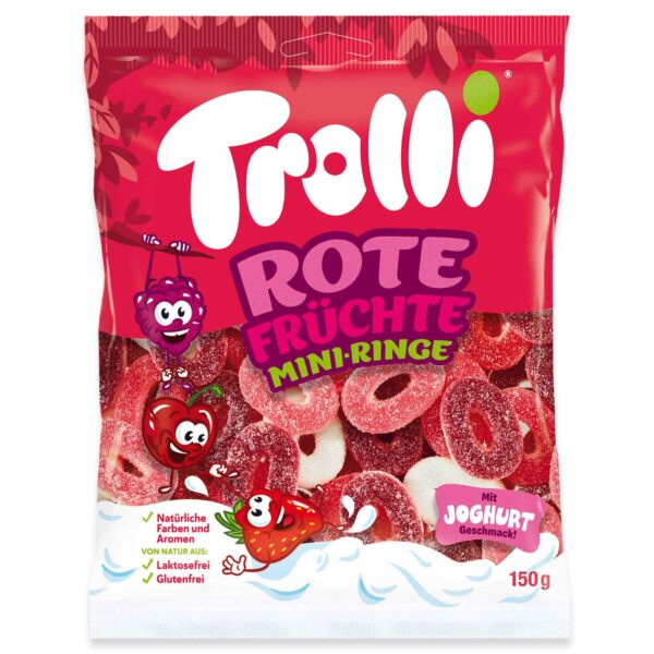 Trolli Rote Fruechte Mini Ringe 150g No1 3349