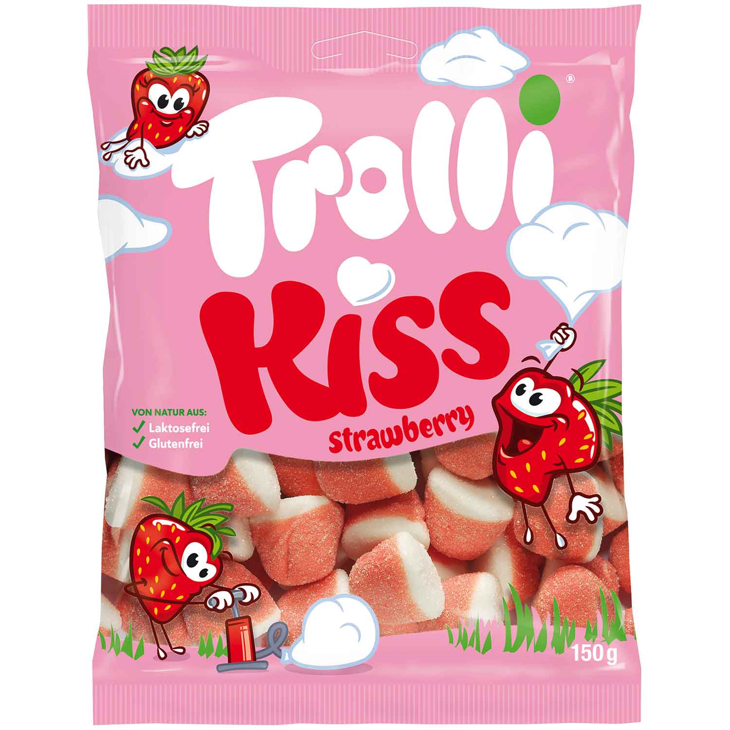 trolli-strawberry-kiss-150g-no1-2302 Trolli Strawberry Kiss 150g No1 2302