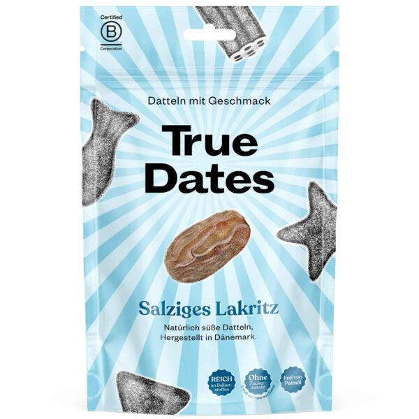 True Dates Salty Liquorice 100g No1 1509