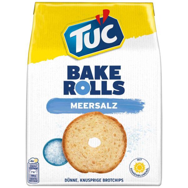 Tuc Bake Rolls Meersalz 150g No1 5310