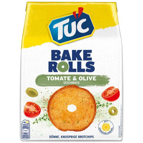 Tuc Bake Rolls Tomate Amp Olive 150g No1 4557