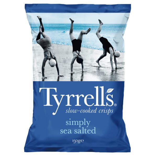 Tyrrells Simply Sea Salted 150g No1 3554